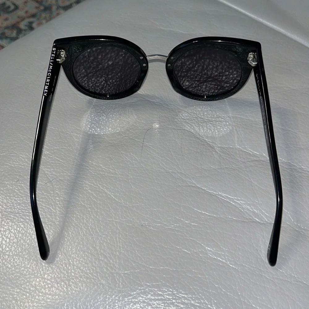 Stella McCartney Black Cat Eye Sunglasses